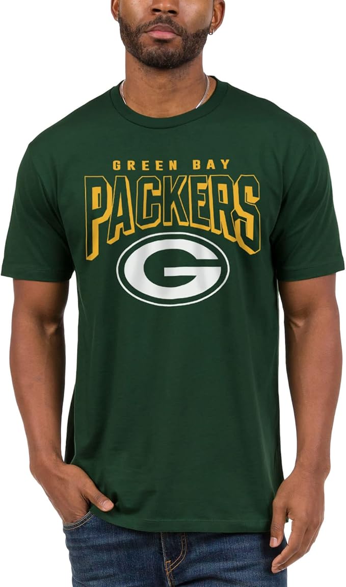 Bold Logo Short Sleeve Fan Shirt for Men and Women NFL Apparel