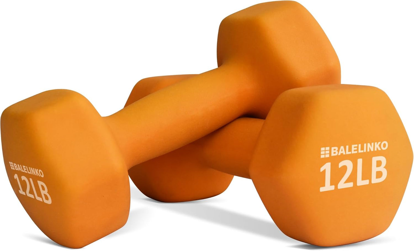 Hexagonal Neoprene Dumbbells for Home Gym Workouts and Fitness