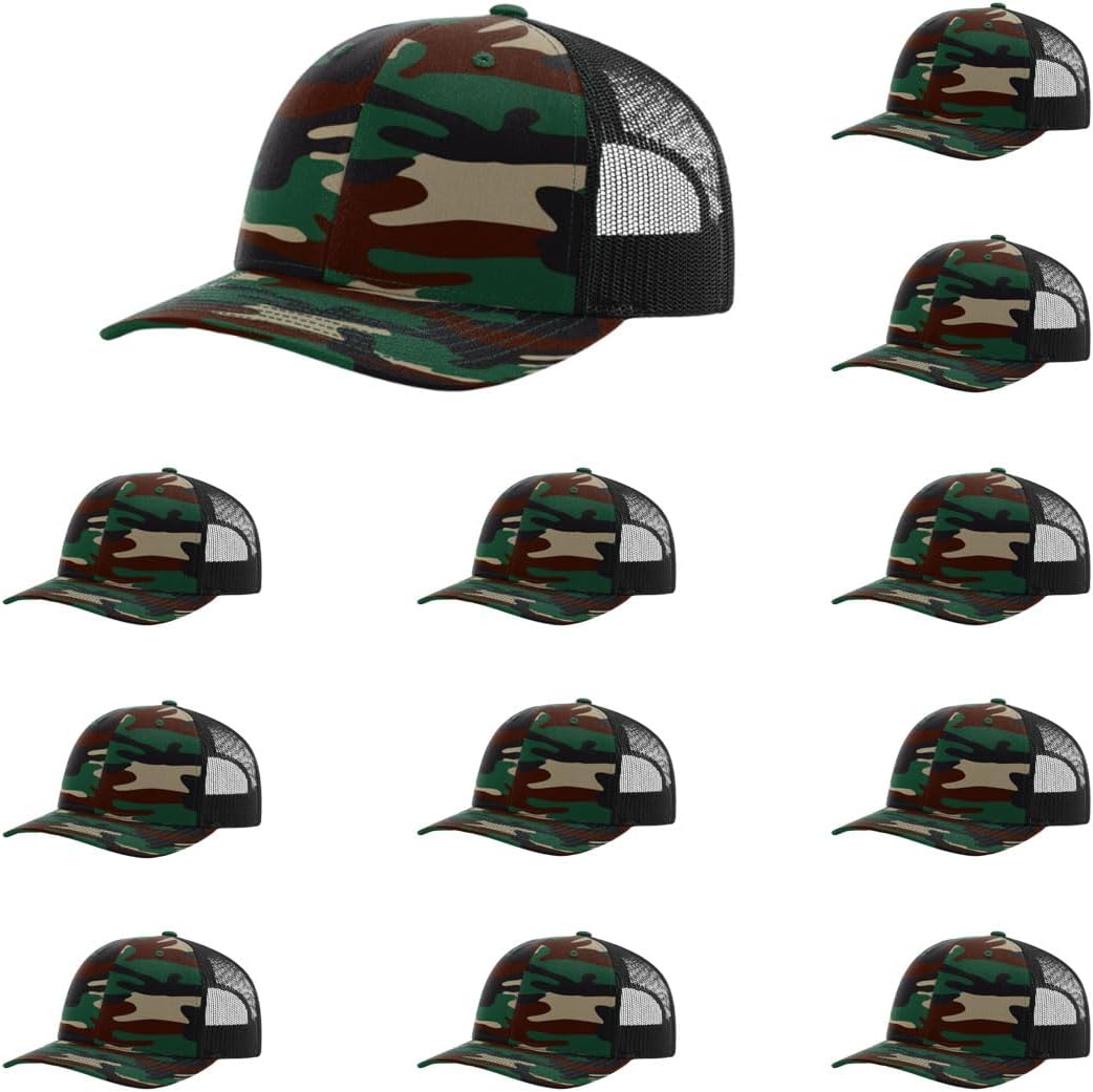 Richardson 112 Classic Six-Panel Adjustable Snapback Trucker Cap
