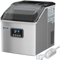 Ice Maker Countertop 48LBS/24H Stainless Steel - Compact, Fast Ice