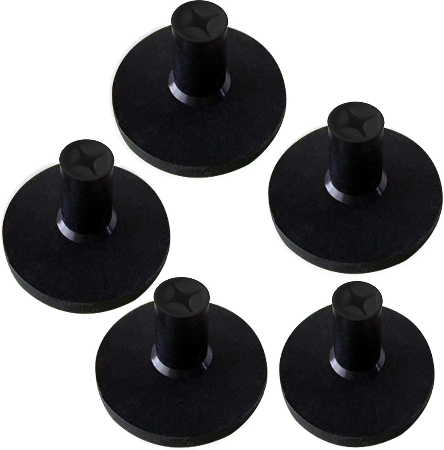 FINGER TEN Rubber Golf Tees 5-Pack: Perfect for Indoor & Outdoor Practice!