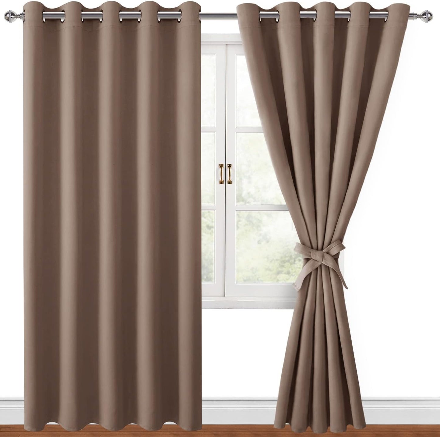 Hiasan Blackout Curtains for Bedroom - Thermal Insulated Drapes