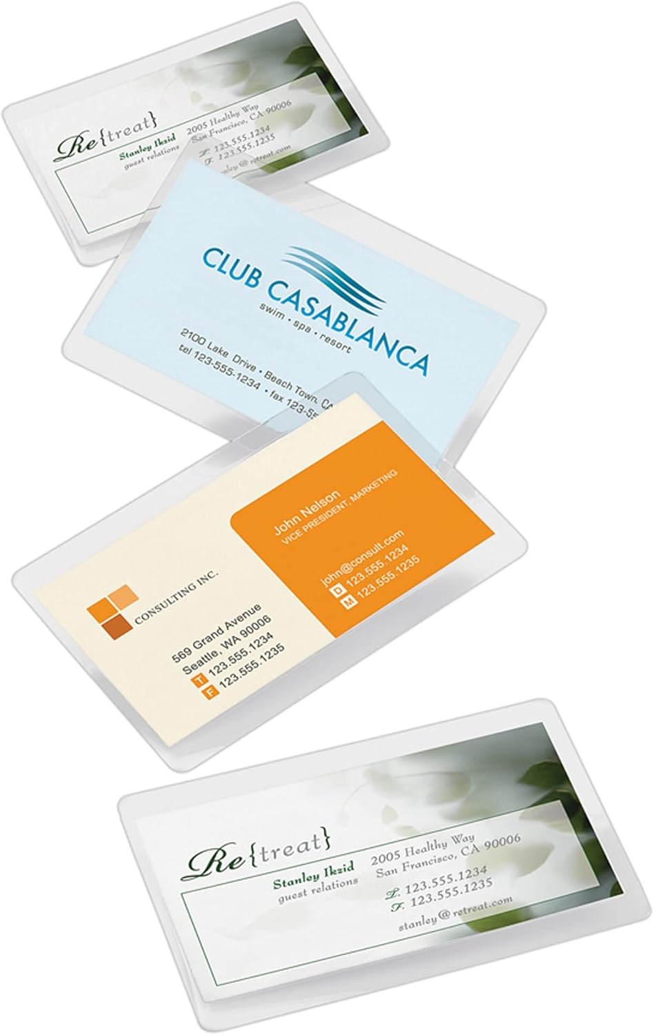 Preserve with Ease: Laminating Pouches, Business Card Size
