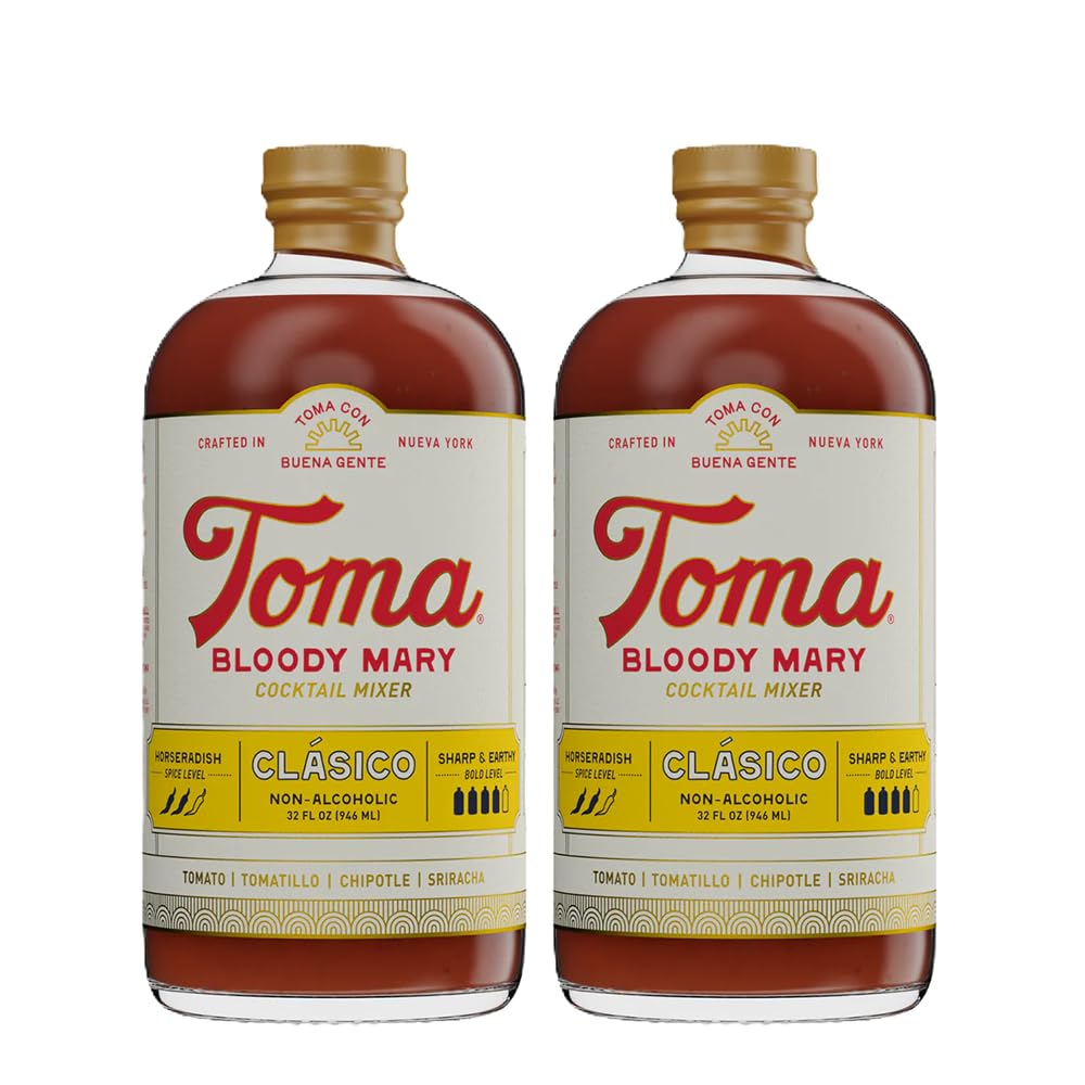 Toma Bloody Mary Mix - Premium All-Natural Cocktail Mixer