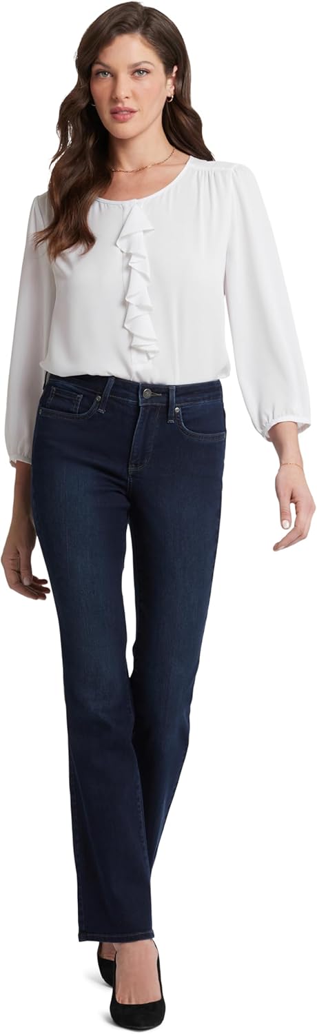 NYDJ Womens Barbara Bootcut Fit Denim Jeans for Effortless Style
