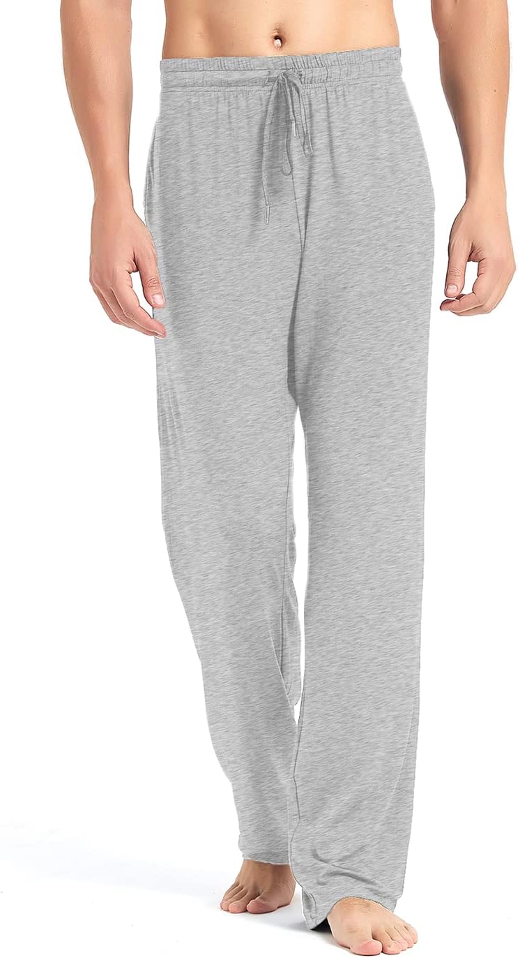 Idtswch Long Inseam Pajama Pants for Tall Men with Pockets