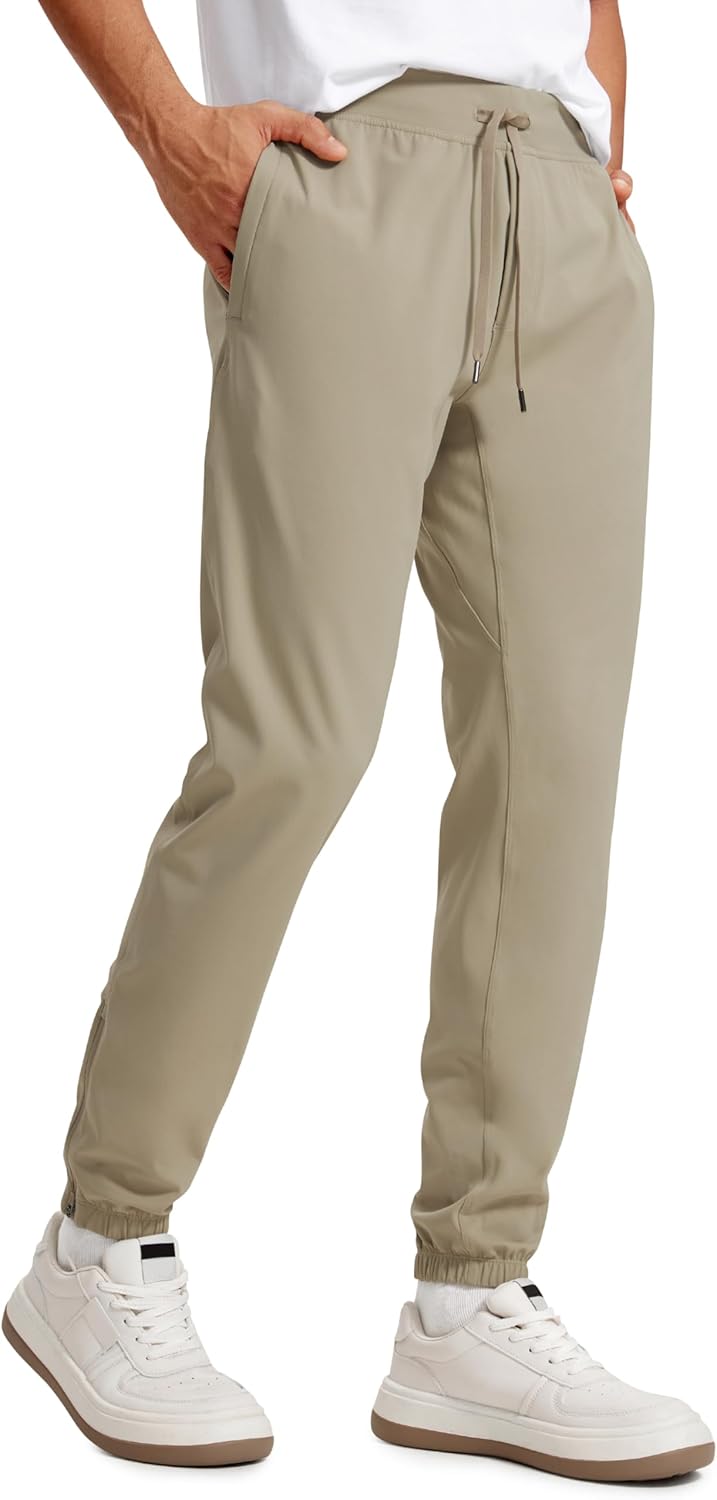 CRZ YOGA 4-Way Stretch Athletic Joggers for Men - Perfect Fit