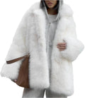 COZYPOIN Womens Faux Fur Coats for Warm Winter Style