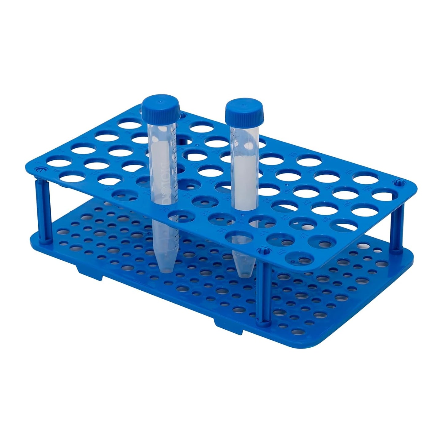 20PCS 50-Well Centrifuge Tube Rack for 15ml Vials - Blue