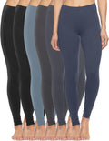 Velvety Super Soft Lightweight Leggings 2-Pack for Women - Yoga Pants
