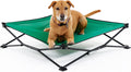 Elevated Dog Bed Large Emerald Green - Pop-Up Travel Bed
