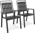 350LBS Outdoor Patio Chairs Set of 2 for Garden and Poolside