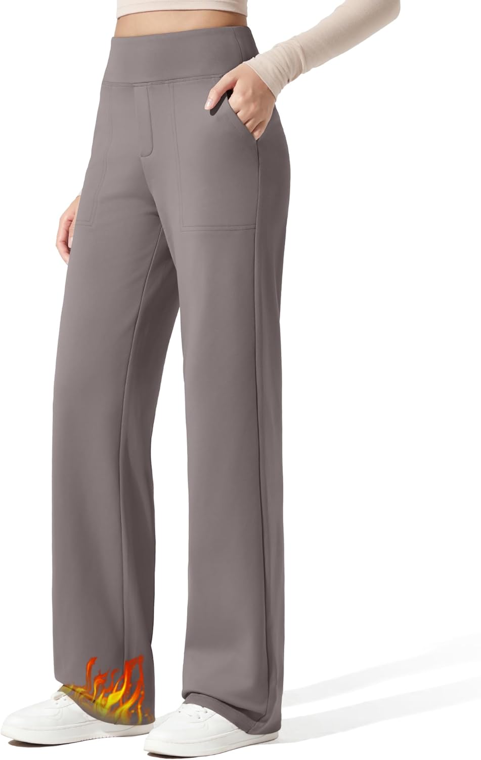 G4Free Women Fleece Lined Pants for Winter Comfort and Style