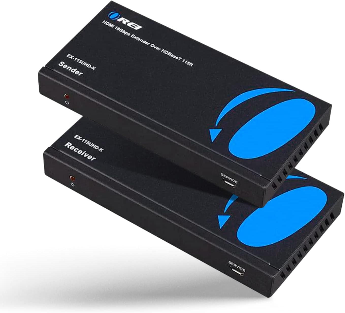 OREI HDBaseT 4K HDMI Extender Over Cat5e/6 - 115 Ft Range