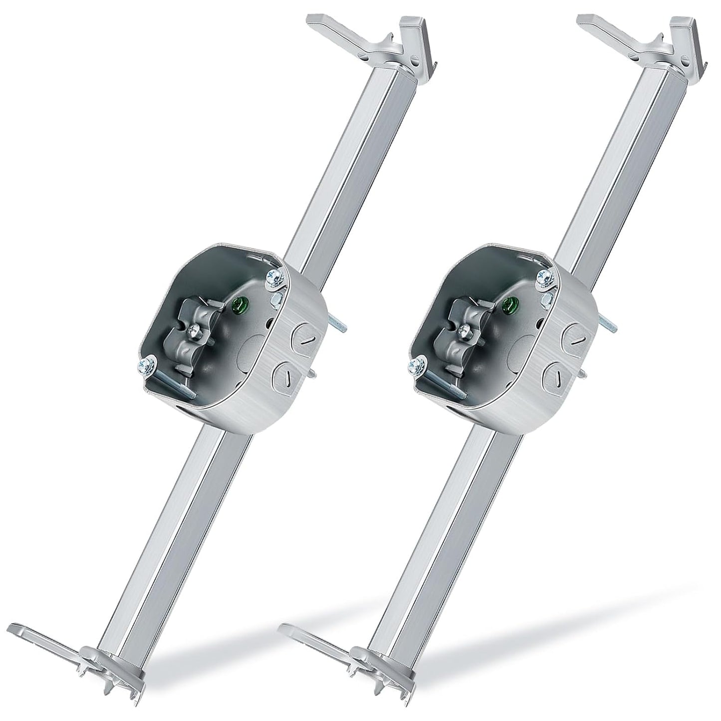 Adjustable Fan Electrical Box Brace for Ceiling Fans and Lights
