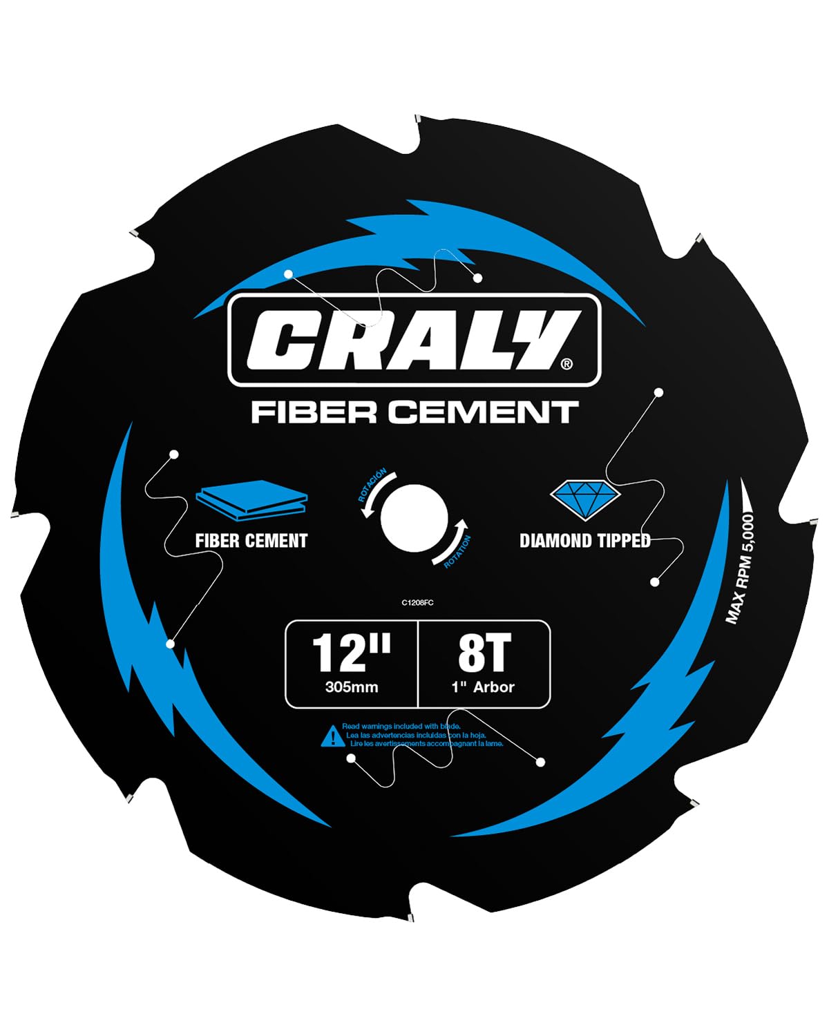 CRALY 12 Inch Circular Saw Blade for Precision Cutting Needs