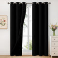 YoungsTex 100% Black Out Curtains for Bedroom and Living Room