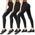 3 Pack Leggings for Women High Waisted Tummy Control - Non See Through