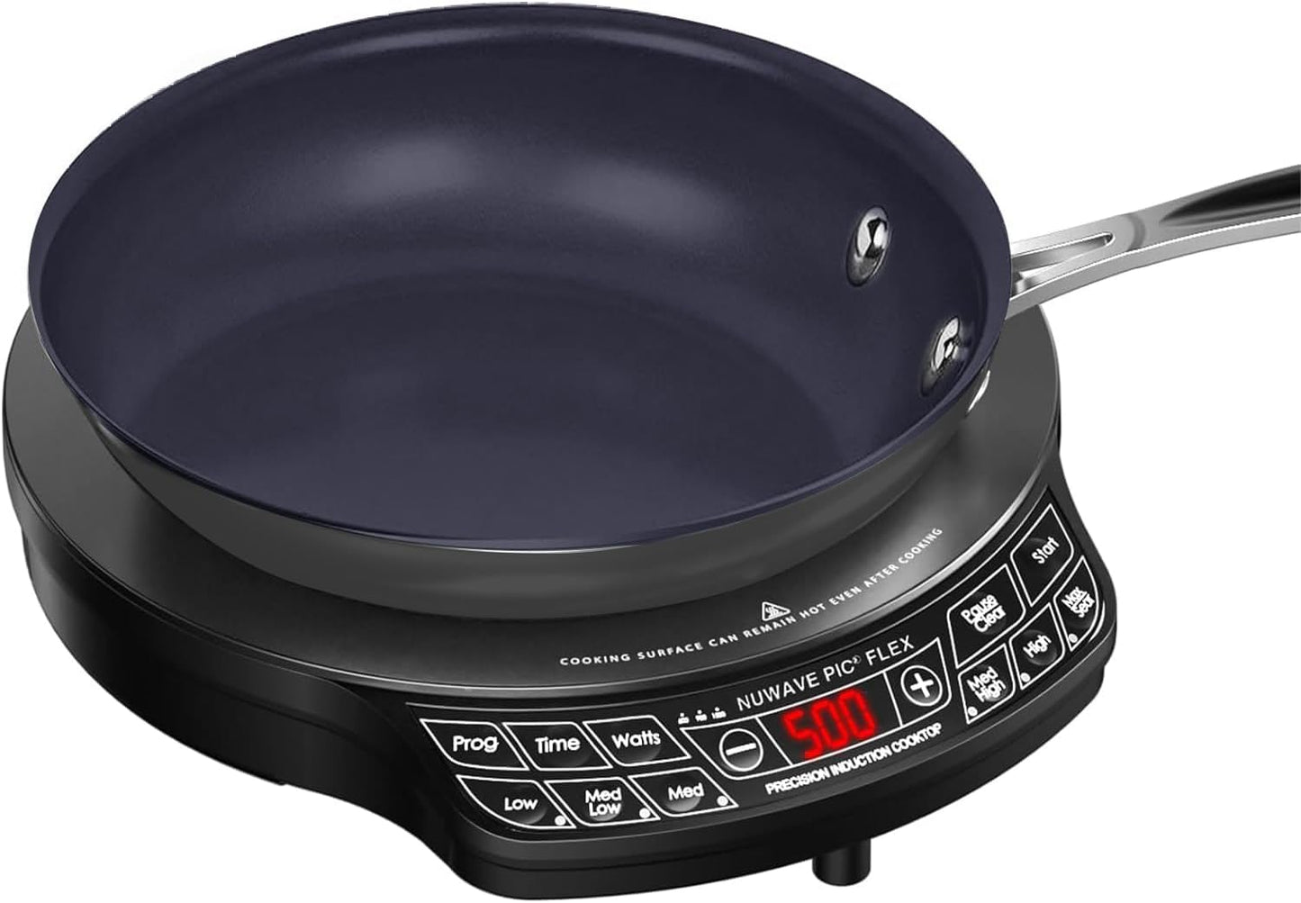 Nuwave PIC Flex Compact Induction Cooktop with 9-inch Fry Pan