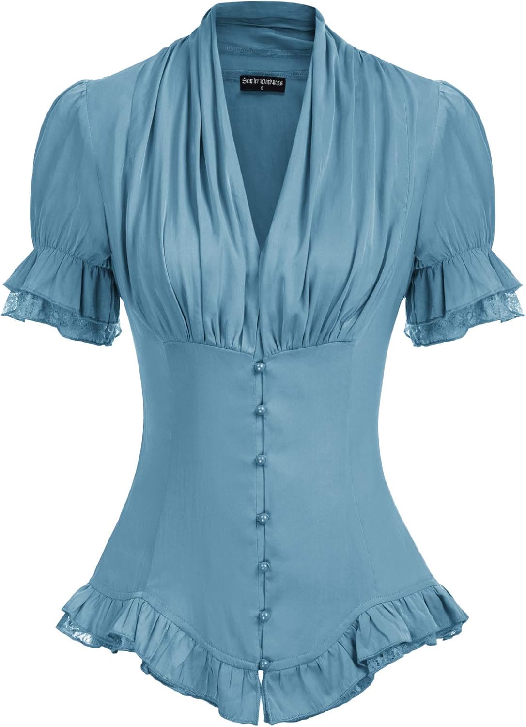 Victorian Peasant Blouses for Women - Elegant Puff Sleeve Tops