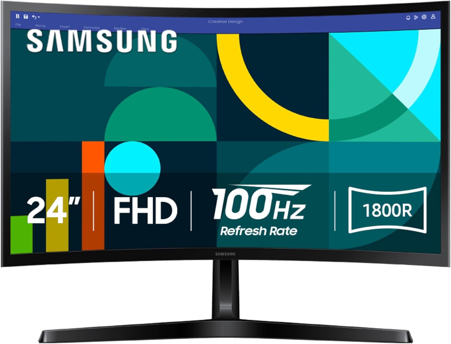 SAMSUNG 24 Curved FHD Monitor with Game Mode