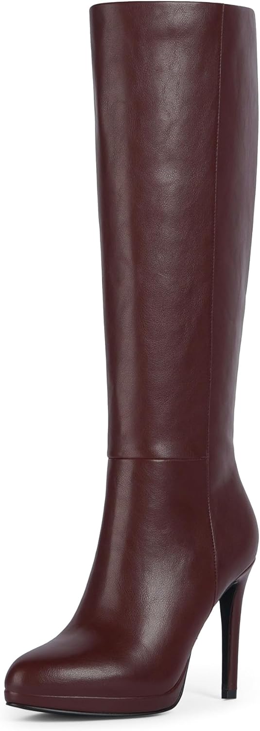 Modatope Knee High Boots for Women with Pointed Toe Design