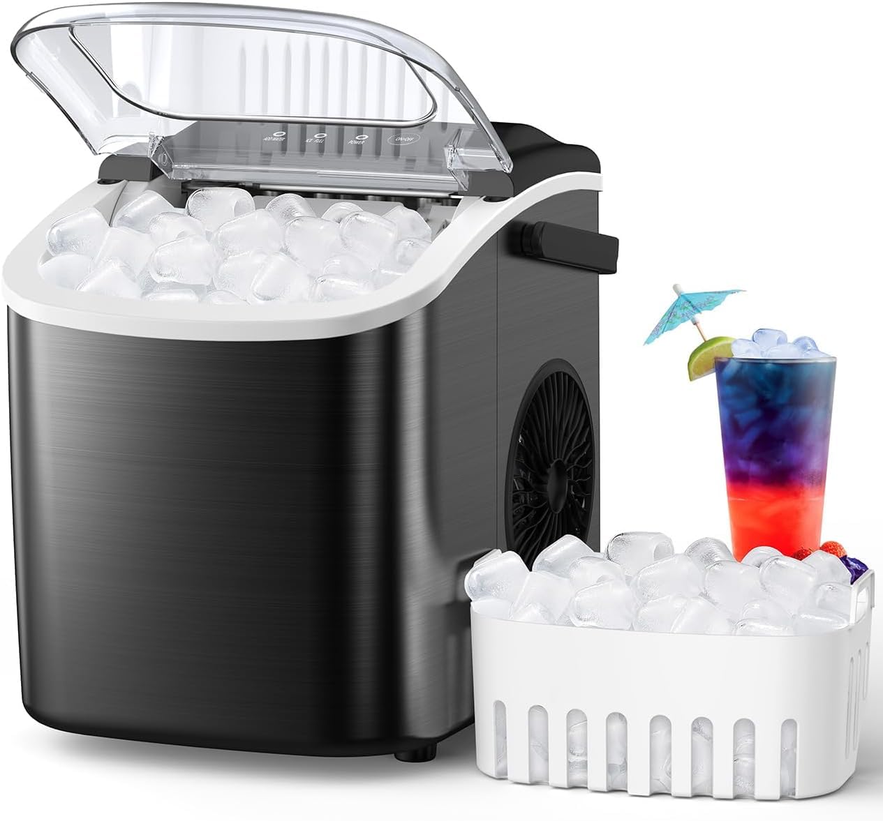 9 Cubes Ready in 6-8 Mins Portable Ice Maker for Home Use