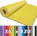 PerkHomy 36in x 120ft Lemon Yellow Kraft Paper Roll - Versatile Craft