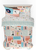 Coraline Kids Bedding Reversible Microfiber Comforter Set - Cozy