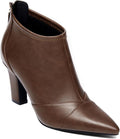 Coutgo Womens Ankle Booties Pointed Toe Stiletto High Heel - Dress