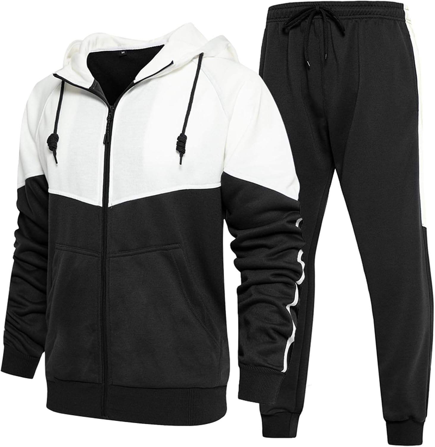 Men's Hooded Athletic Tracksuit for Comfortable Workouts