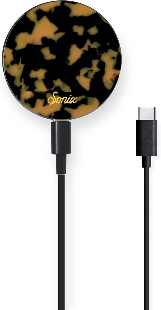 Sonix Fast Wireless Charger | MagSafe iPhone Compatible | Brown Tort