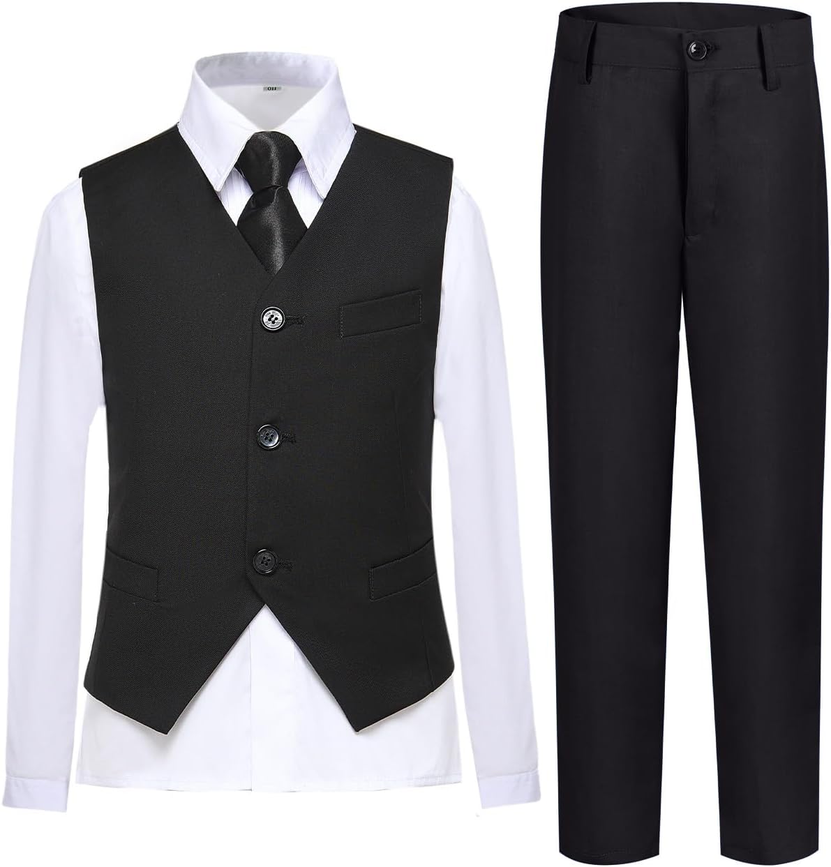 Boys Vest Set Formal Dress Suits for Weddings and Events