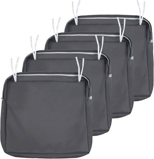 NettyPro Patio Cushion Covers Replacement Set for Outdoor Chairs