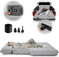 Adjustable Truck Bed Air Mattress | Built-in Pillow | Portable Double Airbed by Sunsdrew