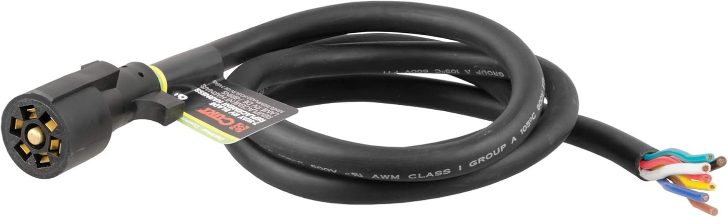 CURT 56601 Replacement 7-Pin RV Blade Trailer Wiring Harness