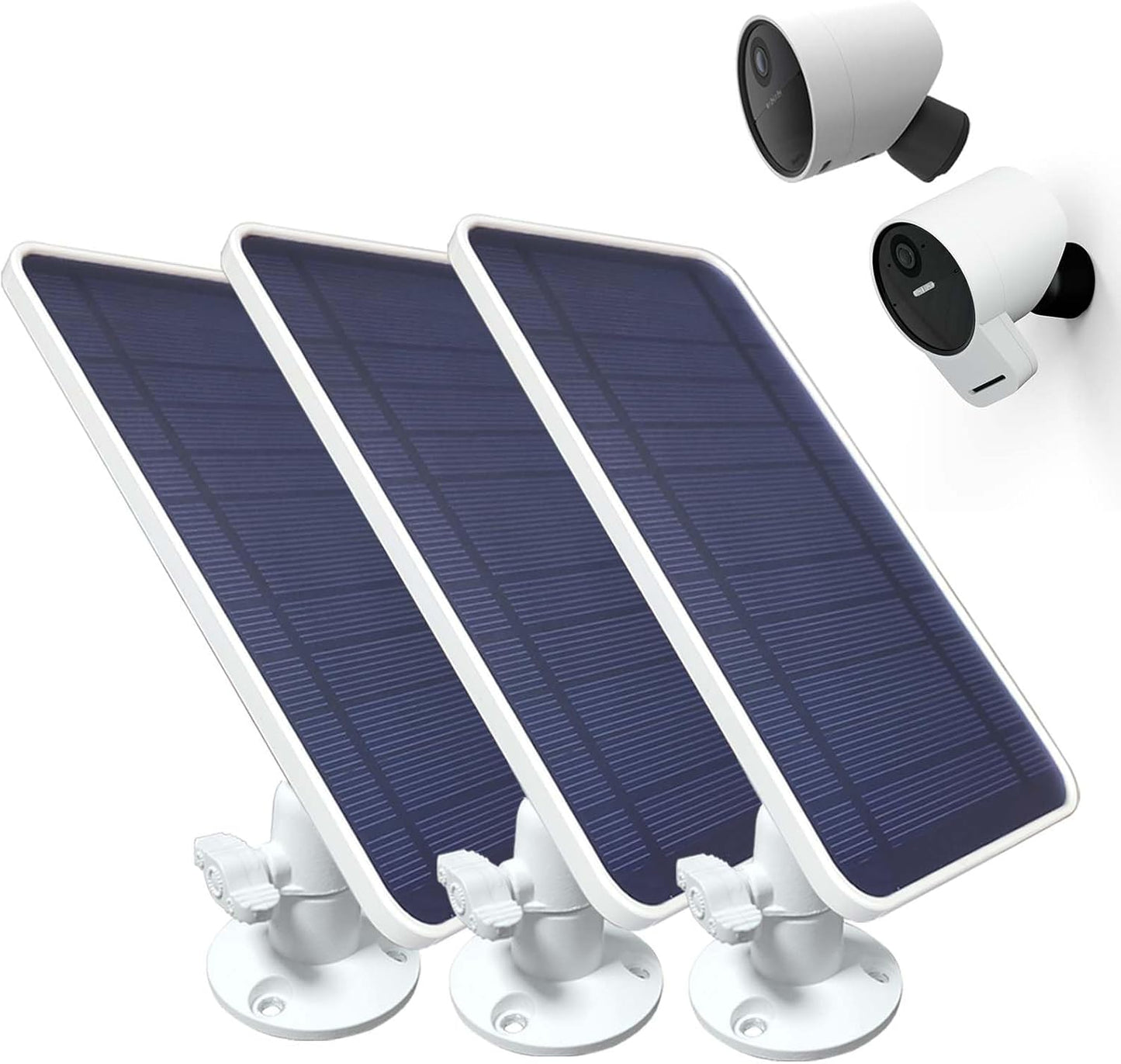 DIANMU Solar Panel for SimpliSafe Camera with Adjustable Mount