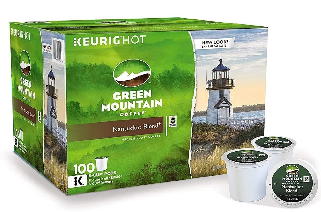 Green Mountain Nantucket Blend K-Cup Pods - 100 Count