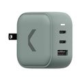 Clemm Core 65W GaN Charger - Compact Dual USB-C + USB-A Fast Charger