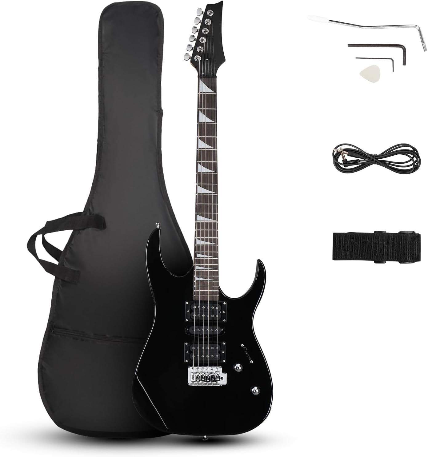 Ktaxon Full-Size Electric Guitar Kit for Beginners and Pros