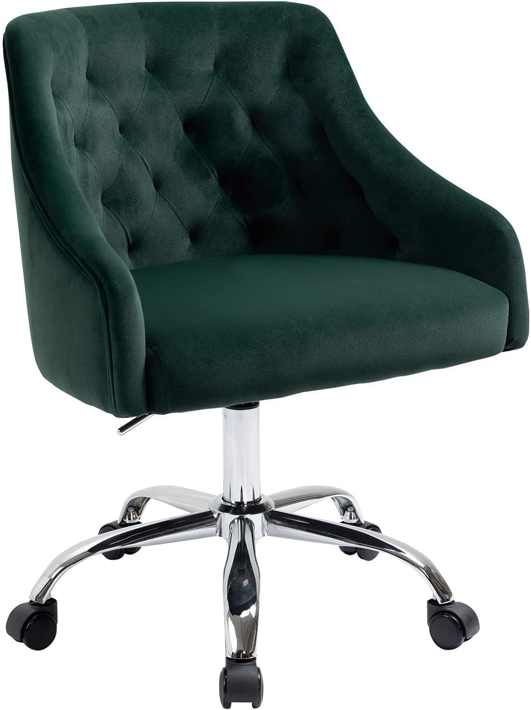 ATTICA Velvet Office Chair: Height-Adjustable Comfort