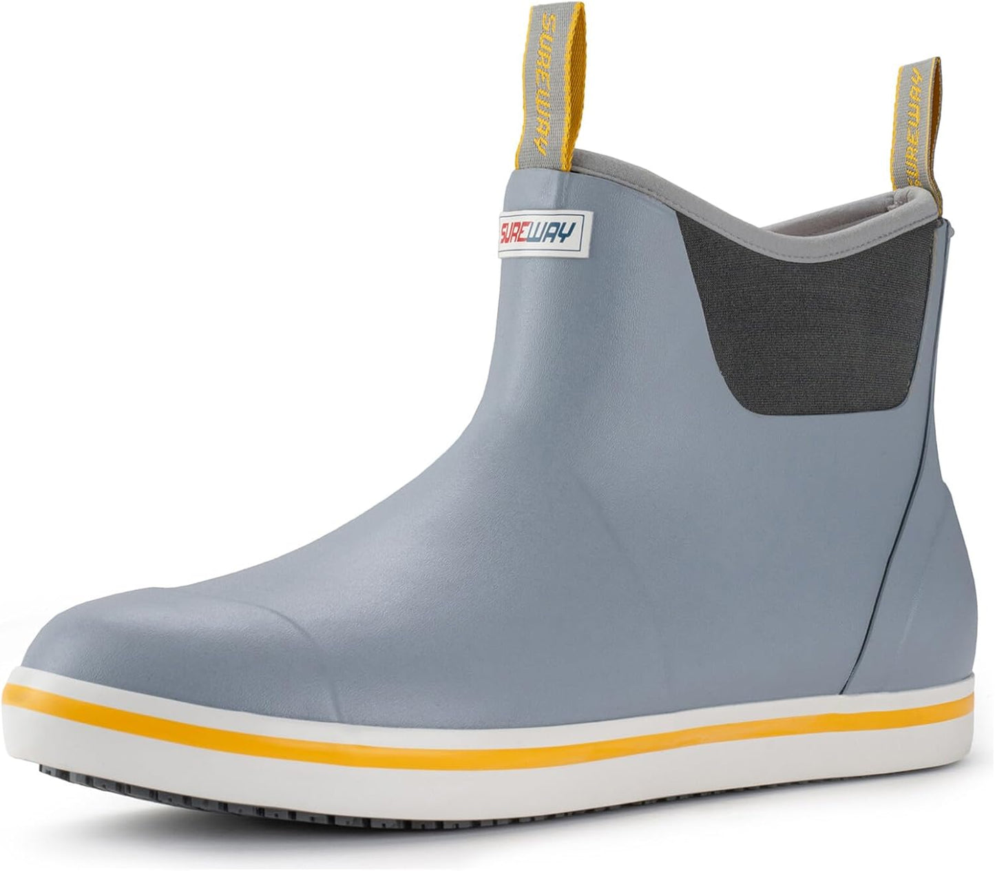 SUREWAY Men's Ankle Fishing Deck Boots - Waterproof & Non-Slip