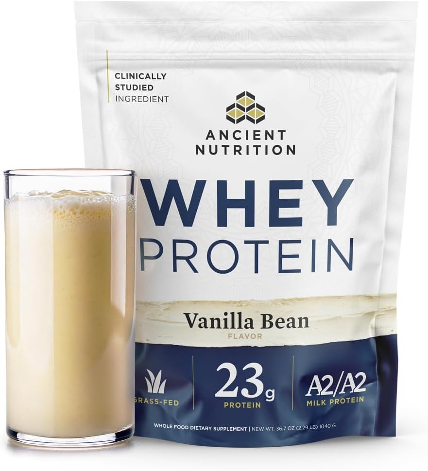 Ancient Nutrition Grass Fed Whey Protein for Joint Health