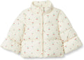 Toddlers and Baby Girls' Taffeta Puffer Jacket - Warm, Pearlescent