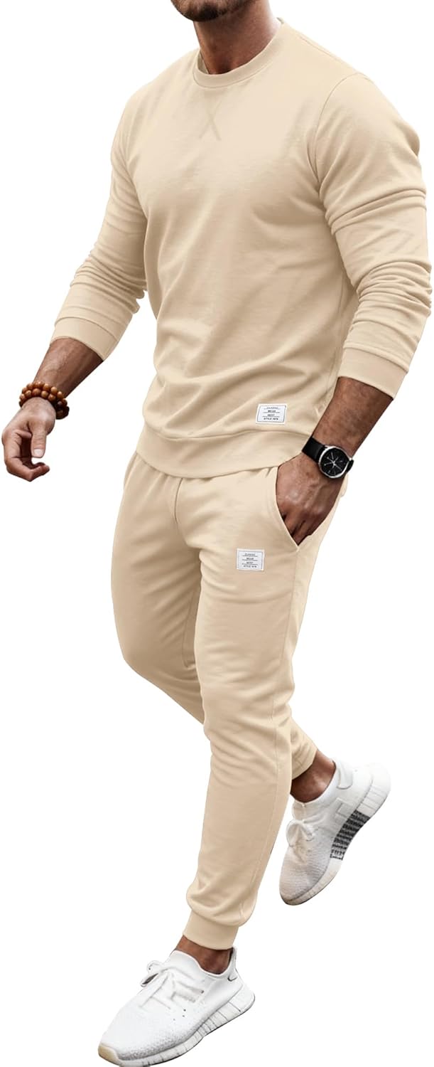 Lightweight Men's 2 Piece Sweatsuit for All-Season Comfort