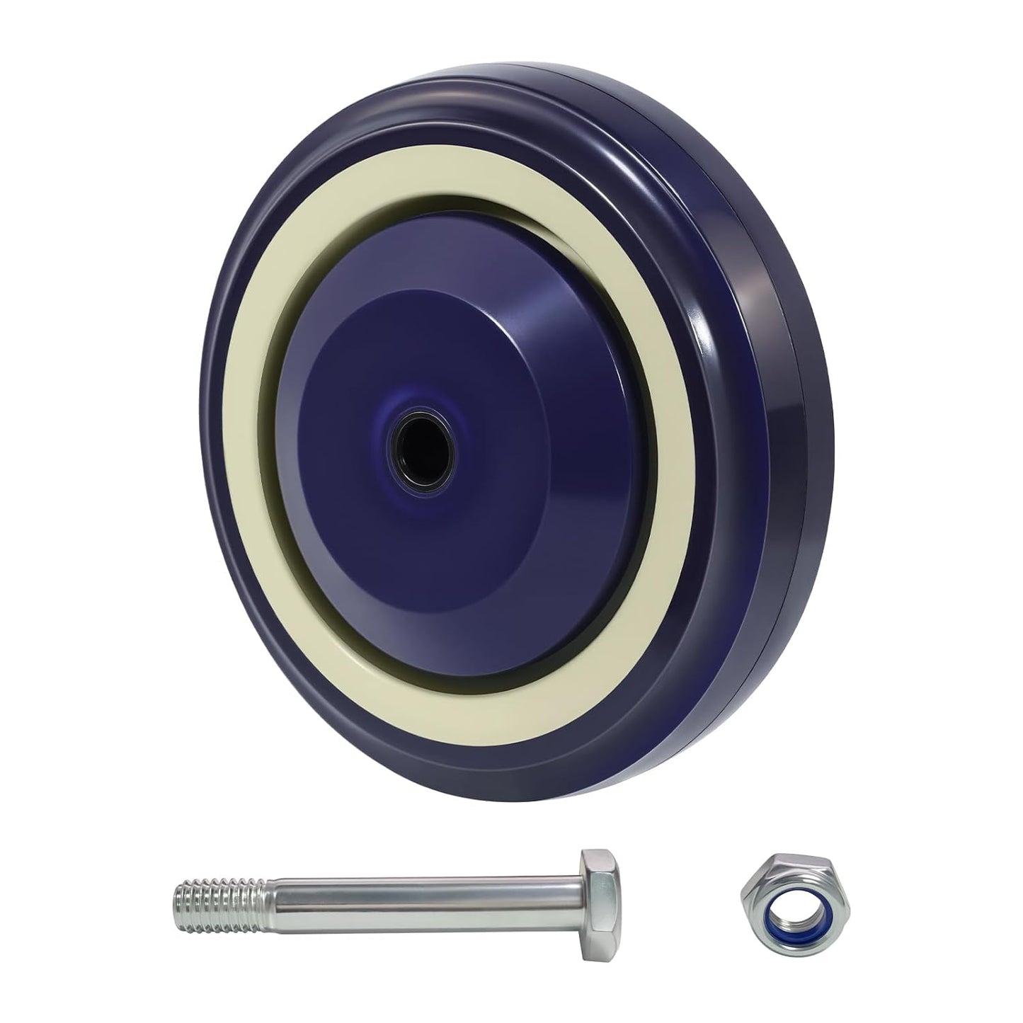 4 Inch Polyurethane Shopping Cart Wheels for Smooth Mobility