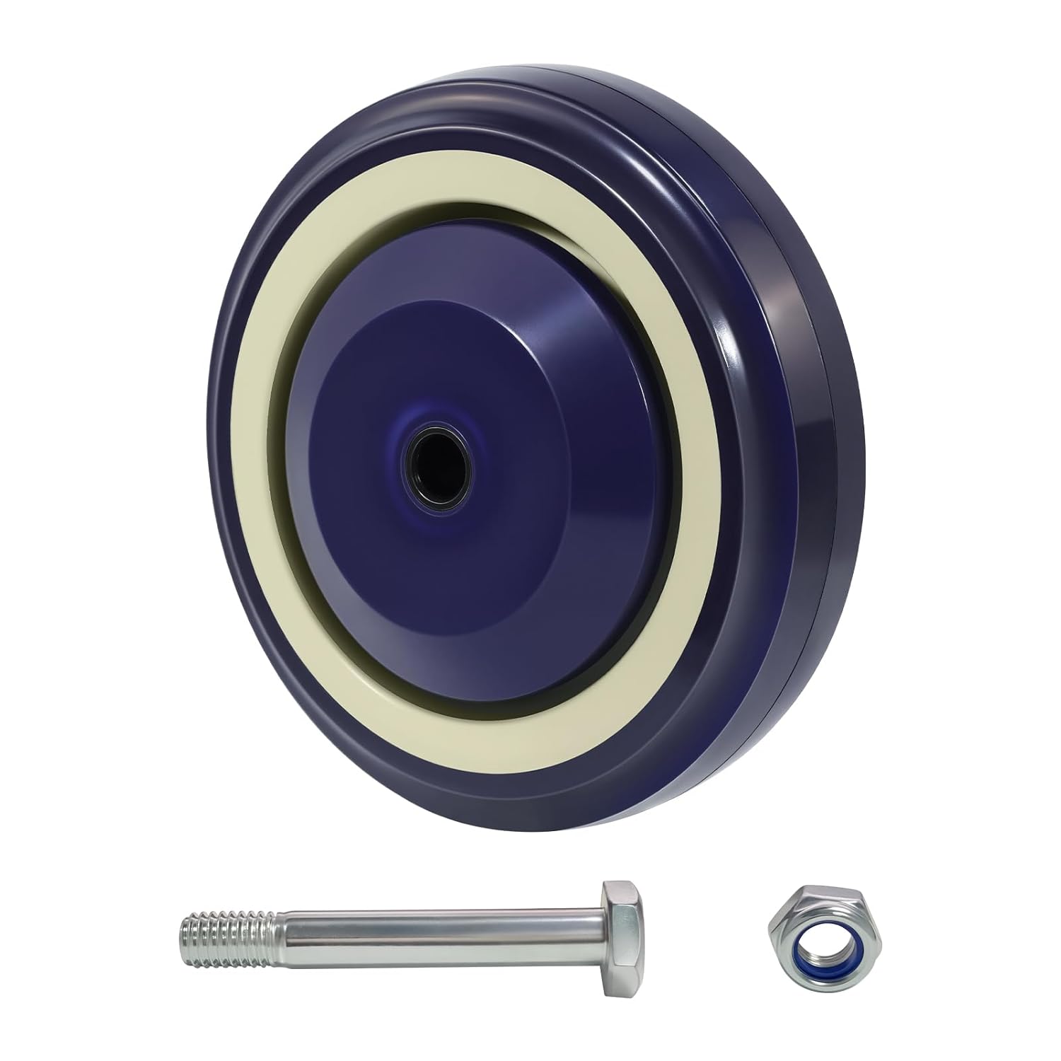 4 Inch Polyurethane Shopping Cart Wheels for Smooth Mobility