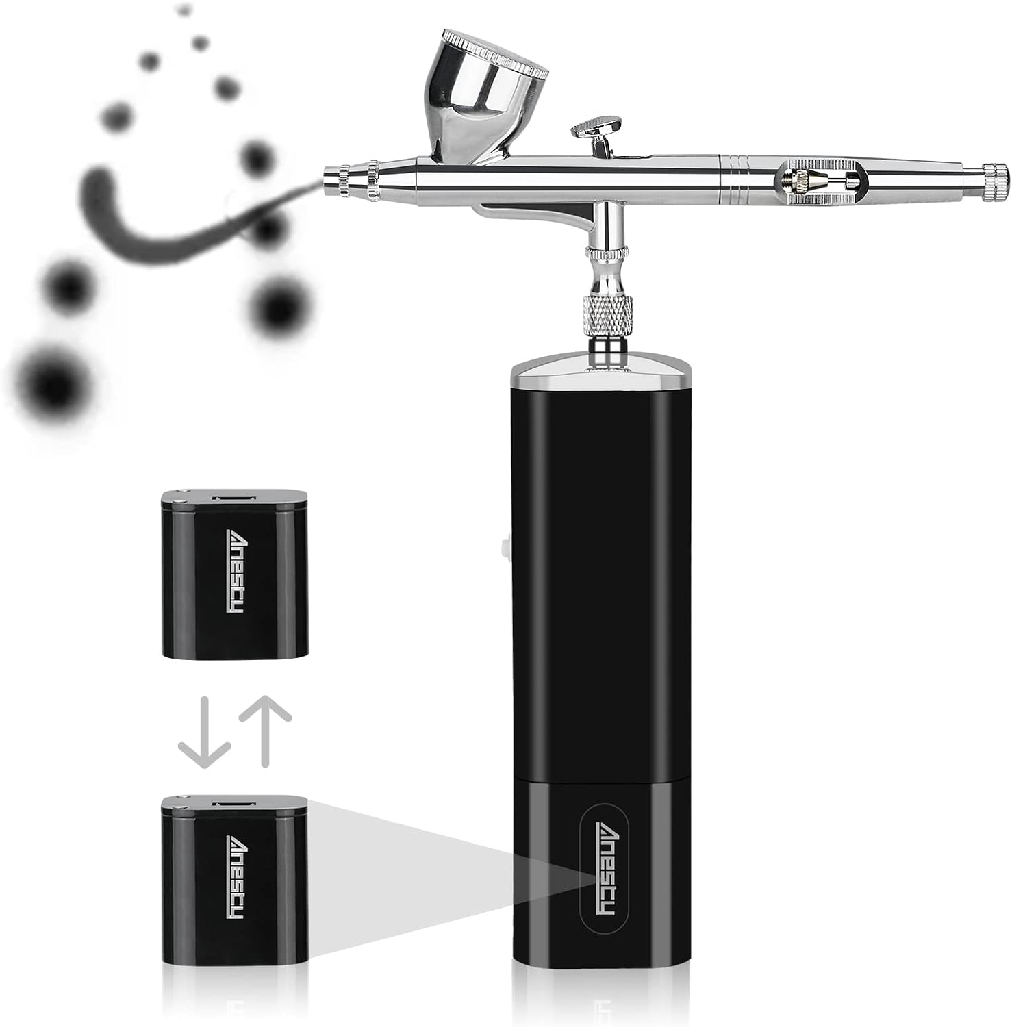 Anesty Cordless Airbrush Kit: Continuous Painting Power 