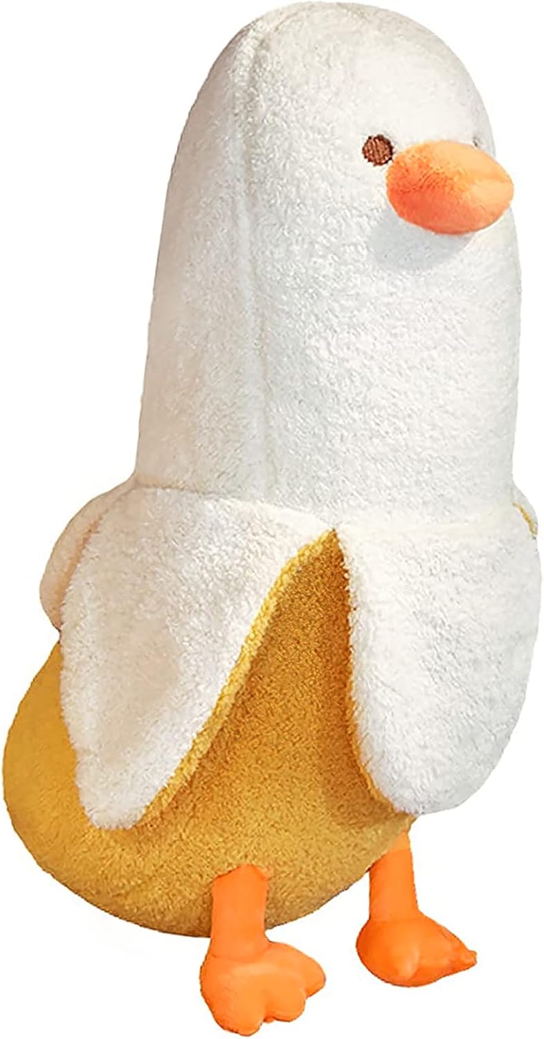 Cute Banana Duck Plush Toy for Kids - Soft Hugging Pillow