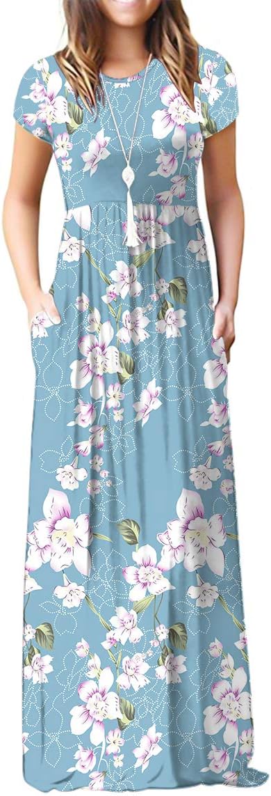 GRECERELLE Women Summer Maxi Dress with Pockets for All Occasions